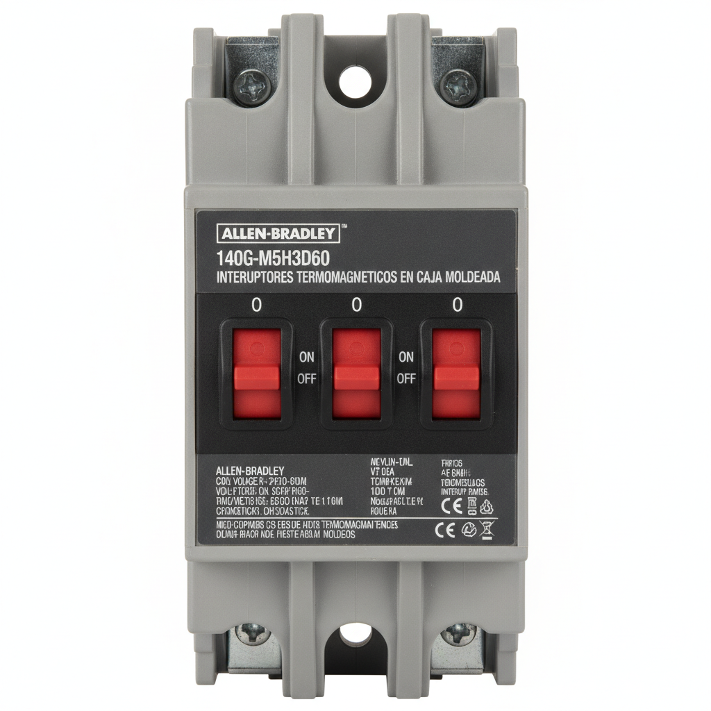 ALLEN-BRADLEY 140G-M5H3D60 INTERRUPTORES TERMOMAGNETICOS EN CAJA MOLDEADA