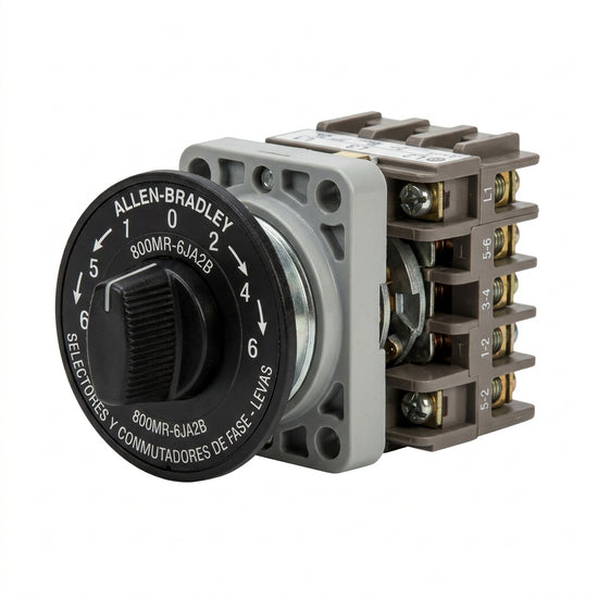 ALLEN-BRADLEY 800MR-6JA2B SELECTORES Y CONMUTADORES DE FASE - LEVAS