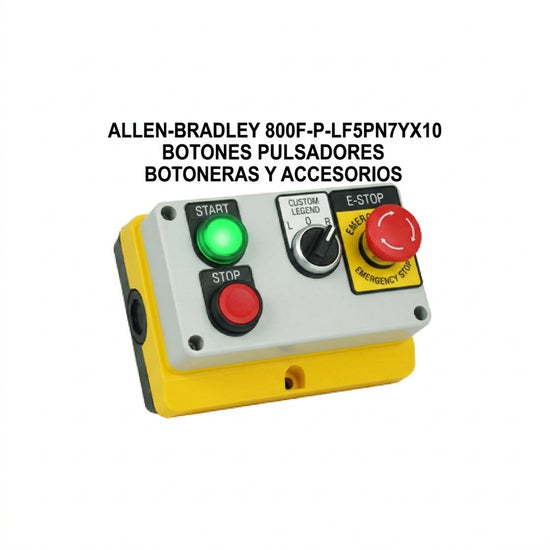 ALLEN-BRADLEY 800F-P-LF5PN7YX10 BOTONES PULSADORES BOTONERAS Y ACCESORIOS