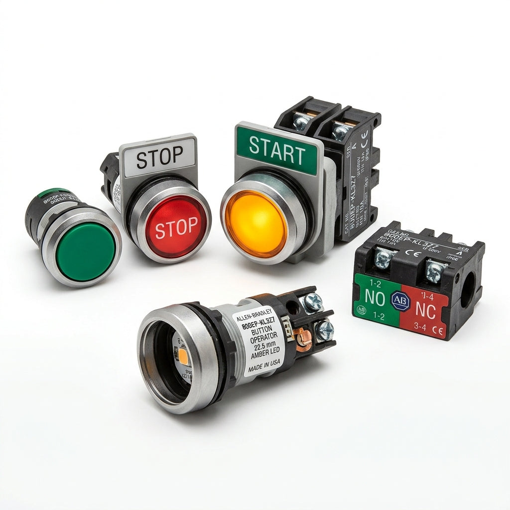 ALLEN-BRADLEY 800EP-KL3Z7 BOTONES PULSADORES BOTONERAS