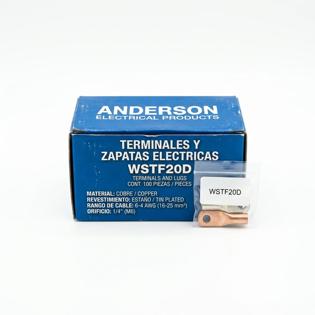 ANDERSON WSTF20D TERMINALES Y ZAPATAS ELECTRICAS