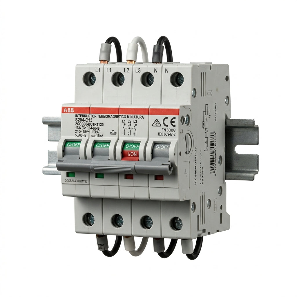 ABB 2CCS864001R1135 INTERRUPTORES TERMOMAGNETICOS MINIATURA RIEL DIN