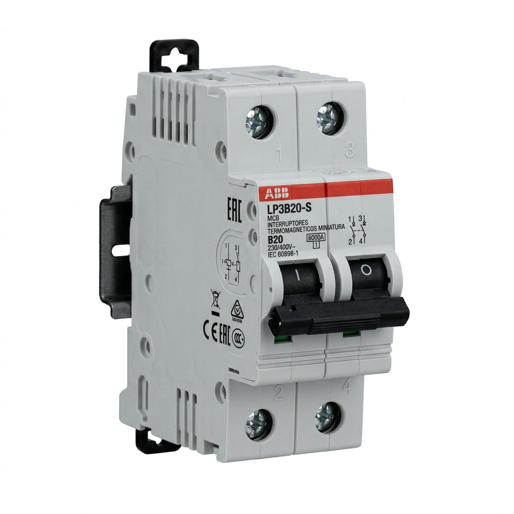 ABB LP3B20-S INTERRUPTORES TERMOMAGNETICOS MINIATURA RIEL DIN