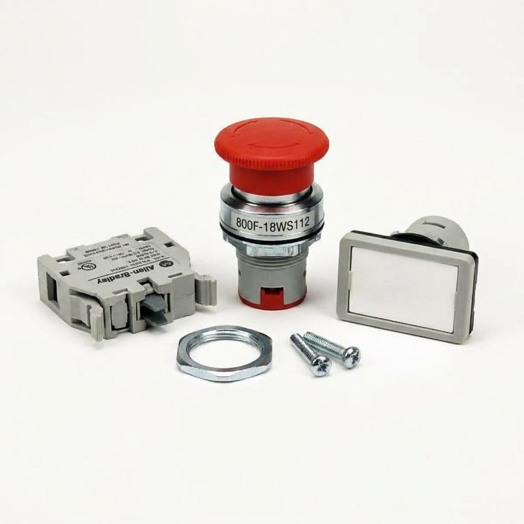ALLEN-BRADLEY 800F-18WS112 BOTONES PULSADORES BOTONERAS Y ACCESORIOS
