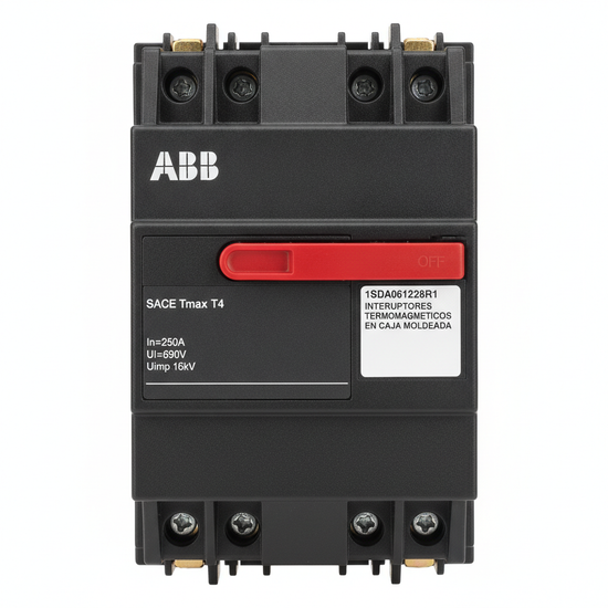 ABB 1SDA061228R1 INTERRUPTORES TERMOMAGNETICOS EN CAJA MOLDEADA