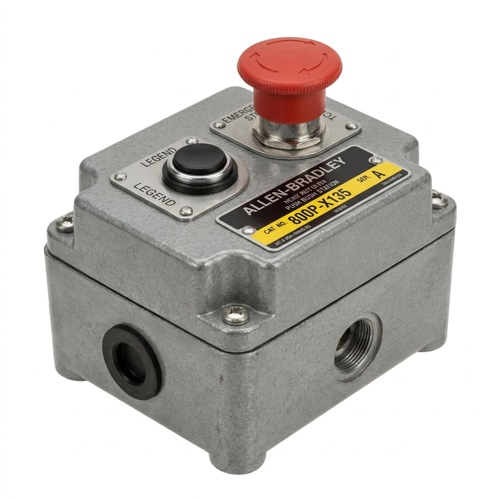 ALLEN-BRADLEY 800P-X135 BOTONES PULSADORES BOTONERAS Y ACCESORIOS