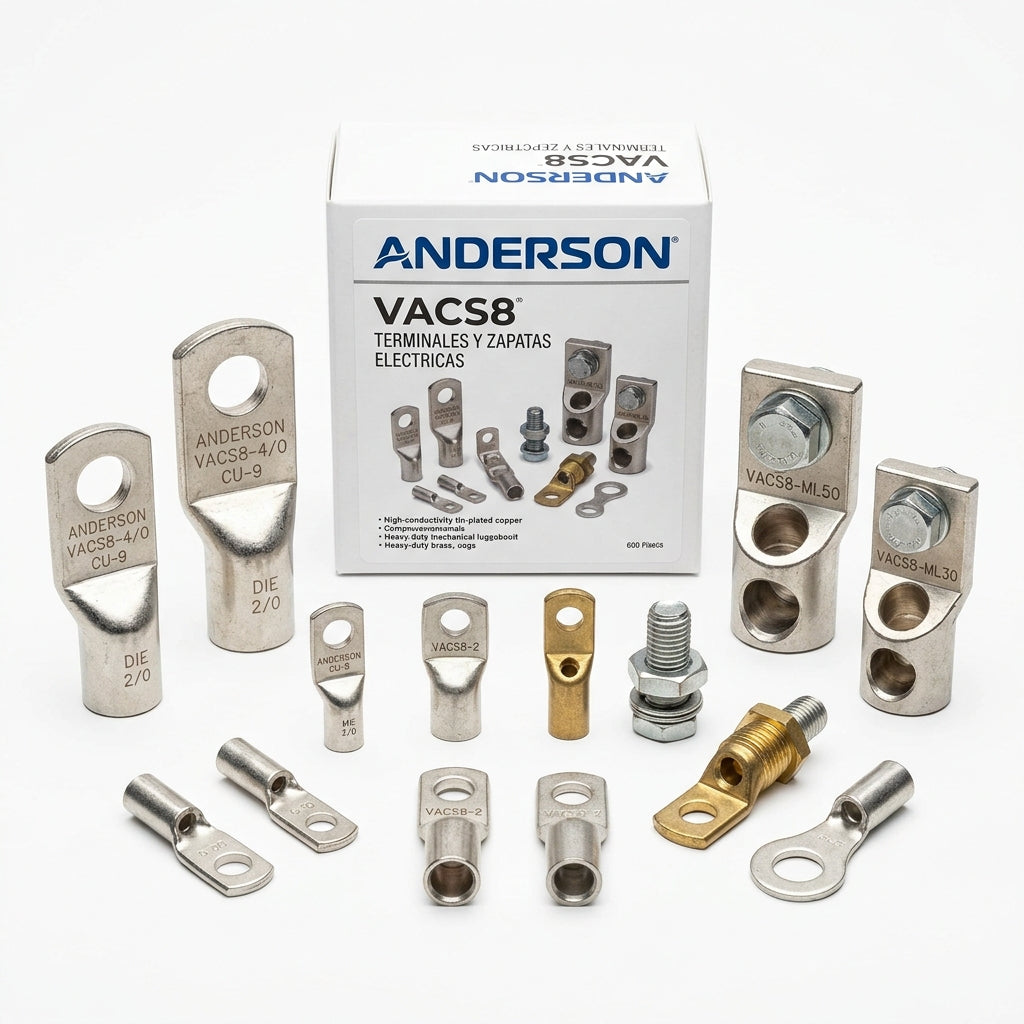ANDERSON VACS8 TERMINALES Y ZAPATAS ELECTRICAS
