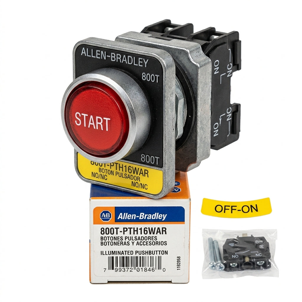 ALLEN-BRADLEY 800T-PTH16WAR BOTONES PULSADORES BOTONERAS Y ACCESORIOS
