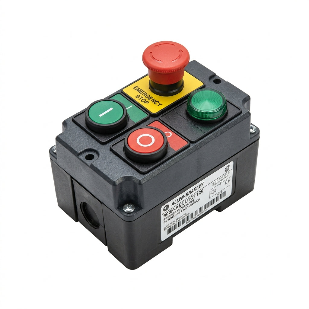 ALLEN-BRADLEY 800F-AECU1CT129 BOTONES PULSADORES BOTONERAS Y ACCESORIOS