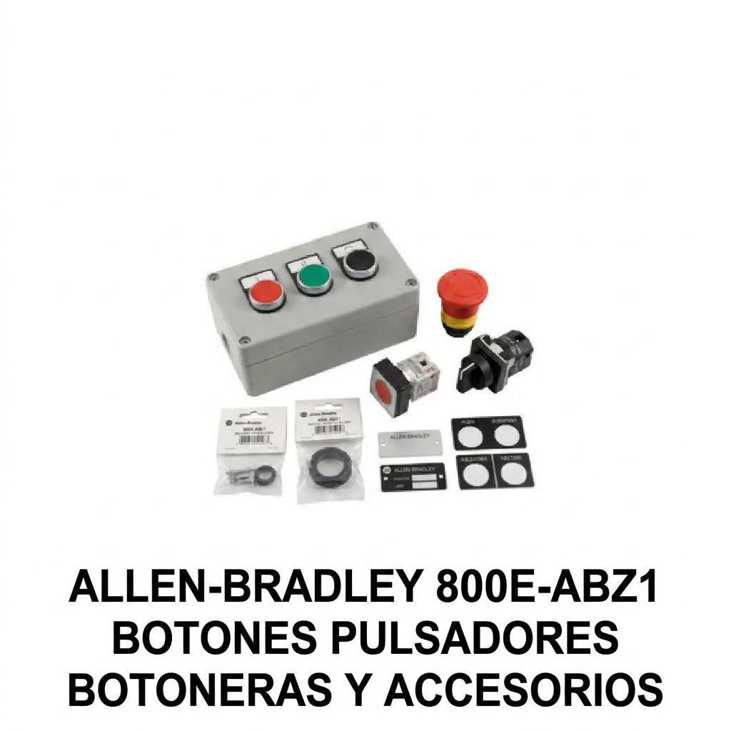 ALLEN-BRADLEY 800E-ABZ1 BOTONES PULSADORES BOTONERAS Y ACCESORIOS