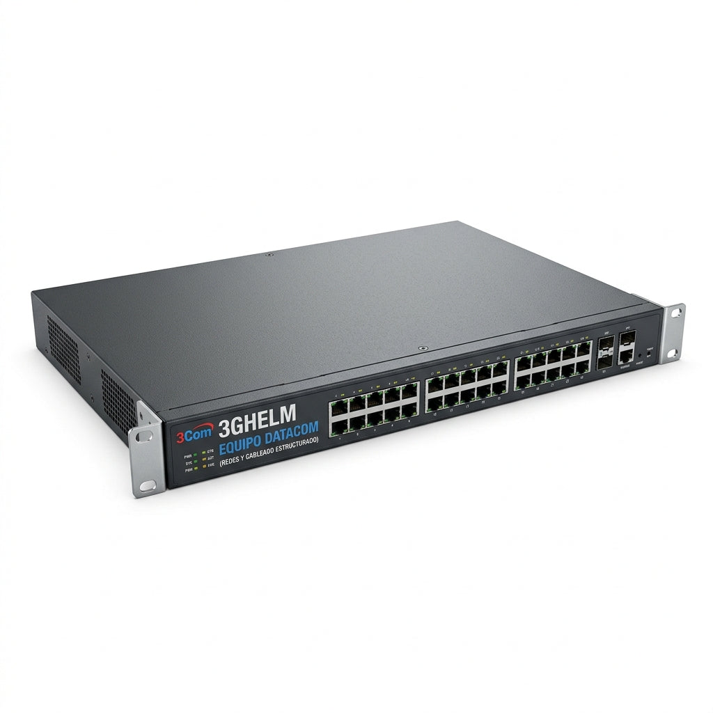 3COM 3GHELM EQUIPO DATACOM (REDES Y CABLEADO ESTRUCTURADO)