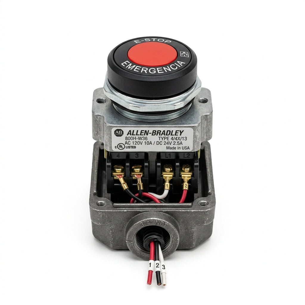 ALLEN-BRADLEY 800H-W36 BOTONES PULSADORES BOTONERAS Y ACCESORIOS