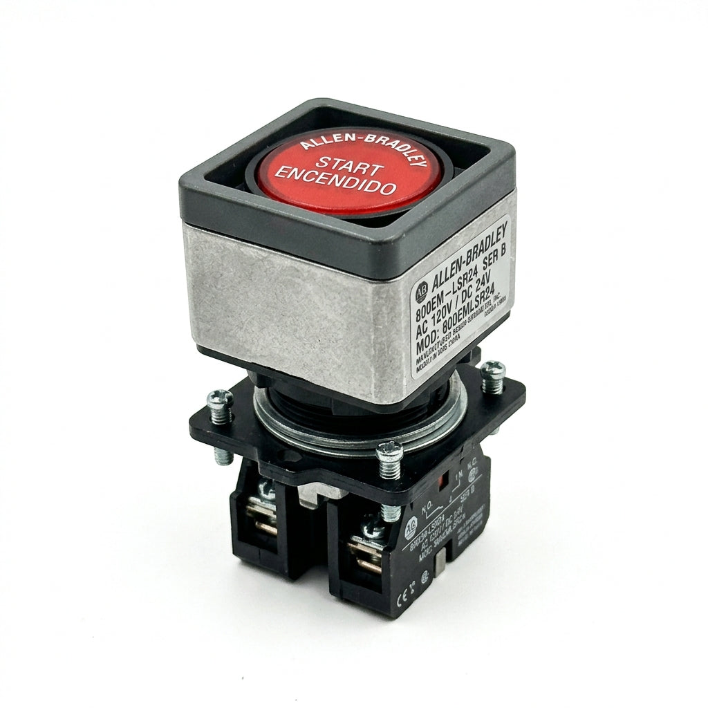 ALLEN-BRADLEY 800EM-LSR24 BOTONES PULSADORES BOTONERAS Y ACCESORIOS