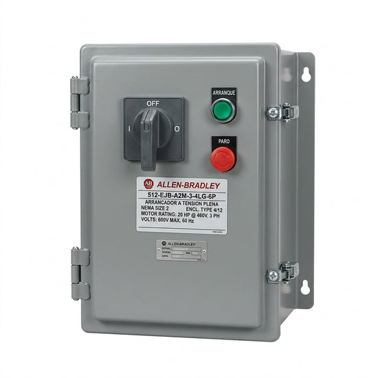 ALLEN-BRADLEY 512-EJB-A2M-3-4LG-6P ARRANCADORES A TENSION PLENA