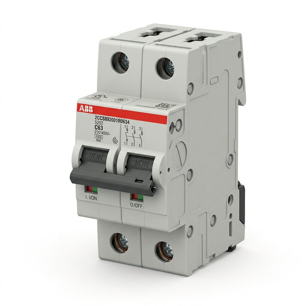 ABB 2CCS892001R0634 INTERRUPTORES TERMOMAGNETICOS MINIATURA RIEL DIN