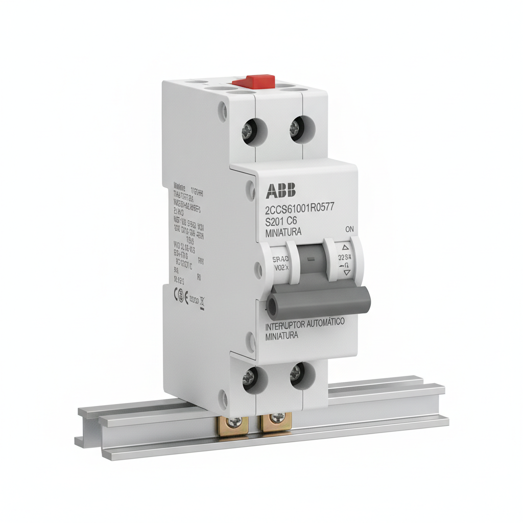 ABB 2CCS861001R0577 INTERRUPTORES TERMOMAGNETICOS MINIATURA RIEL DIN