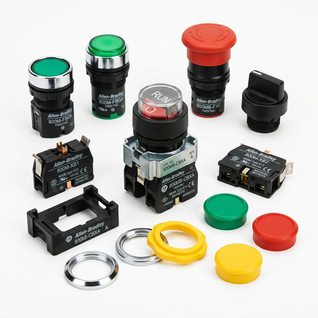 ALLEN-BRADLEY 800MB-CBXA BOTONES PULSADORES BOTONERAS Y ACCESORIOS
