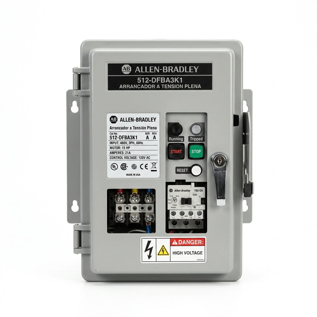 ALLEN-BRADLEY 512-DFBA3K1 ARRANCADORES A TENSION PLENA