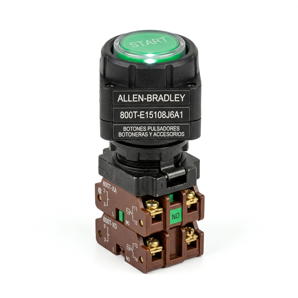 ALLEN-BRADLEY 800T-E15108J6A1 BOTONES PULSADORES BOTONERAS Y ACCESORIOS