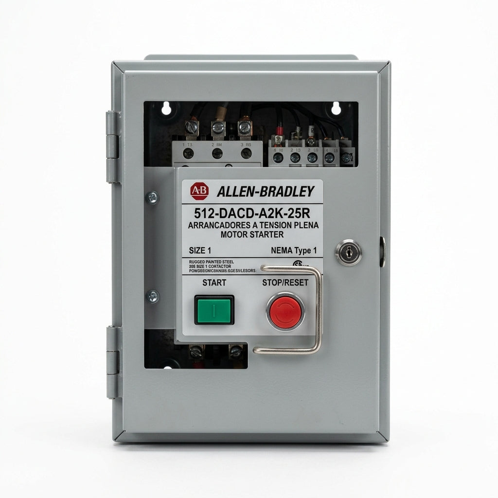 ALLEN-BRADLEY 512-DACD-A2K-25R ARRANCADORES A TENSION PLENA