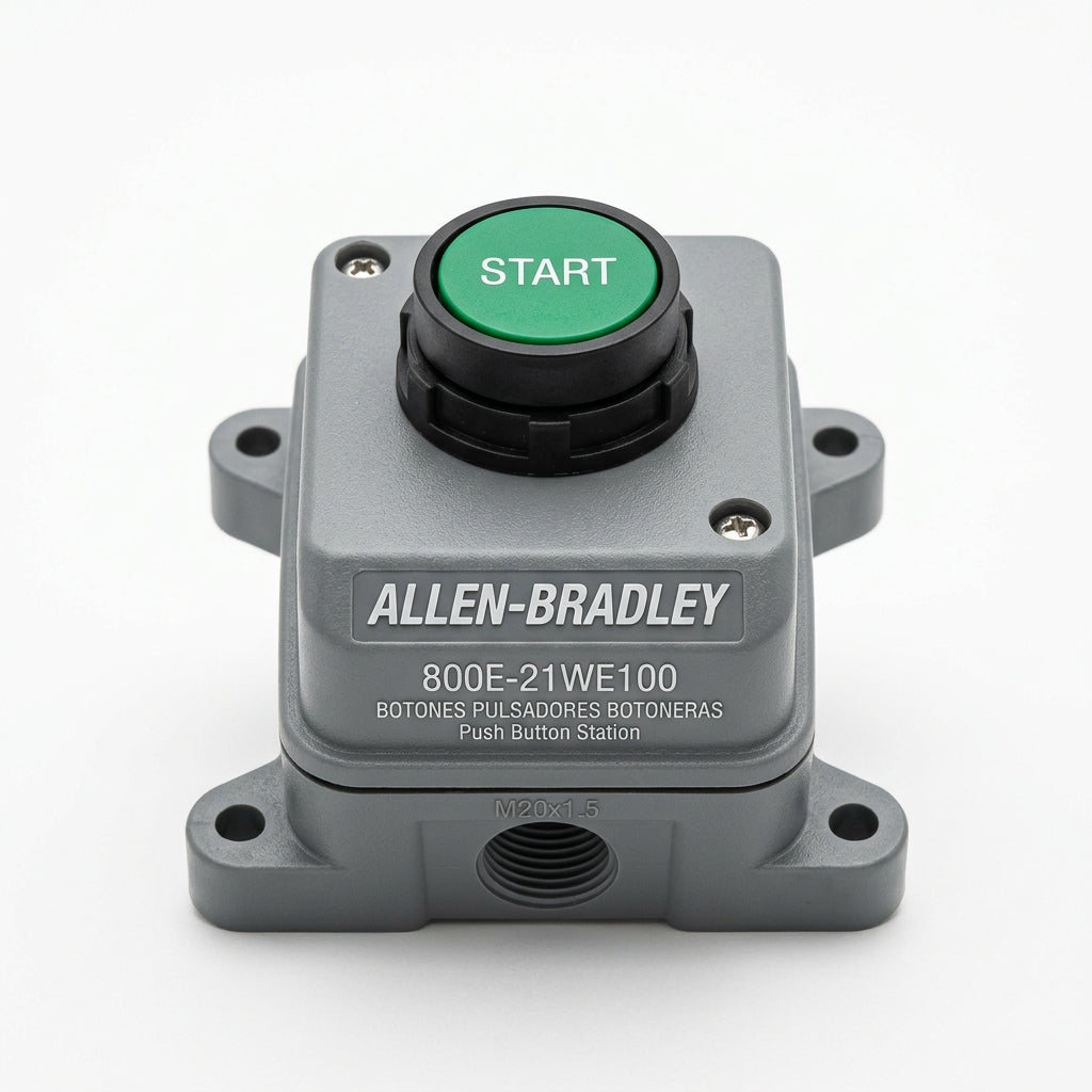 ALLEN-BRADLEY 800E-21WE100 BOTONES PULSADORES BOTONERAS