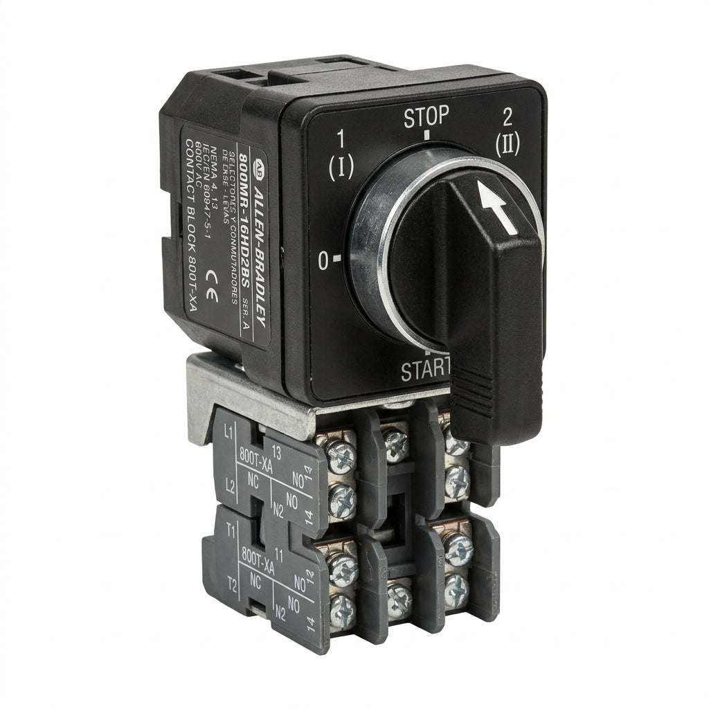 ALLEN-BRADLEY 800MR-16HD2BS SELECTORES Y CONMUTADORES DE FASE - LEVAS