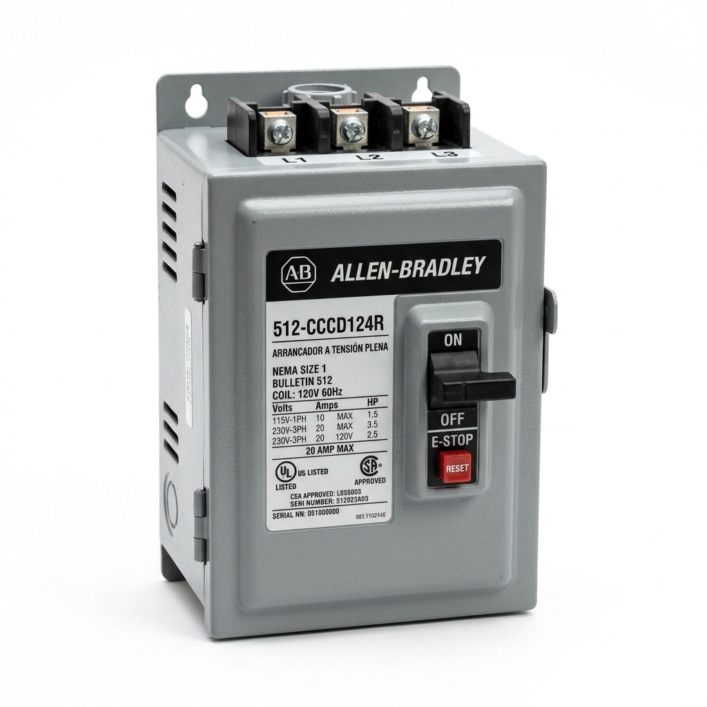 ALLEN-BRADLEY 512-CCCD124R ARRANCADORES A TENSION PLENA