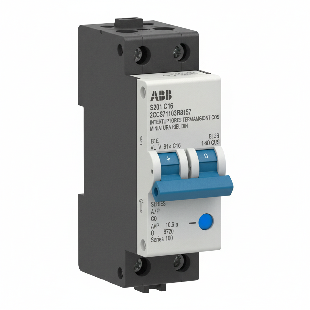 ABB 2CCS571103R8157 INTERRUPTORES TERMOMAGNETICOS MINIATURA RIEL DIN