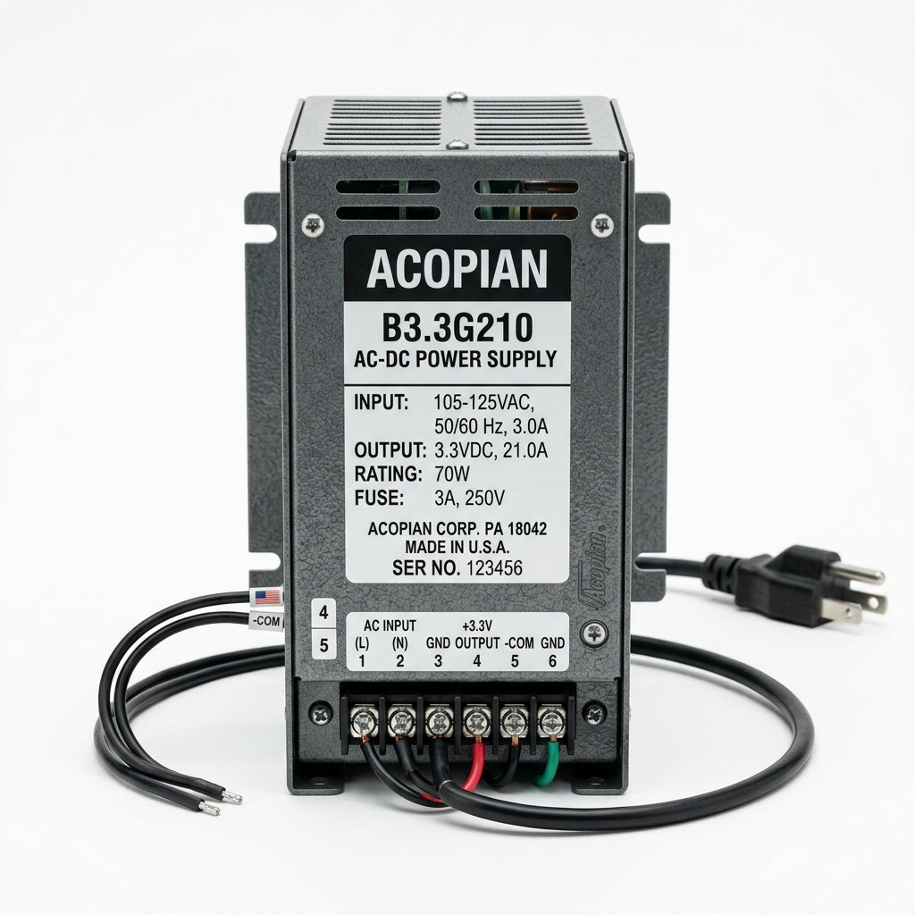 ACOPIAN B3.3G210 FUENTES DE PODER Y ELIMINADORES