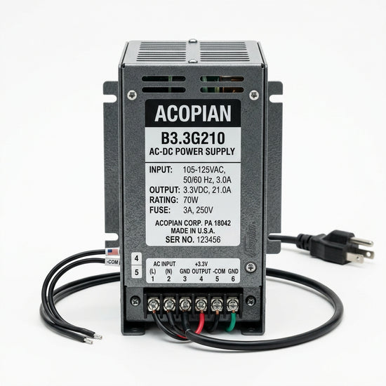 ACOPIAN B3.3G210 FUENTES DE PODER Y ELIMINADORES