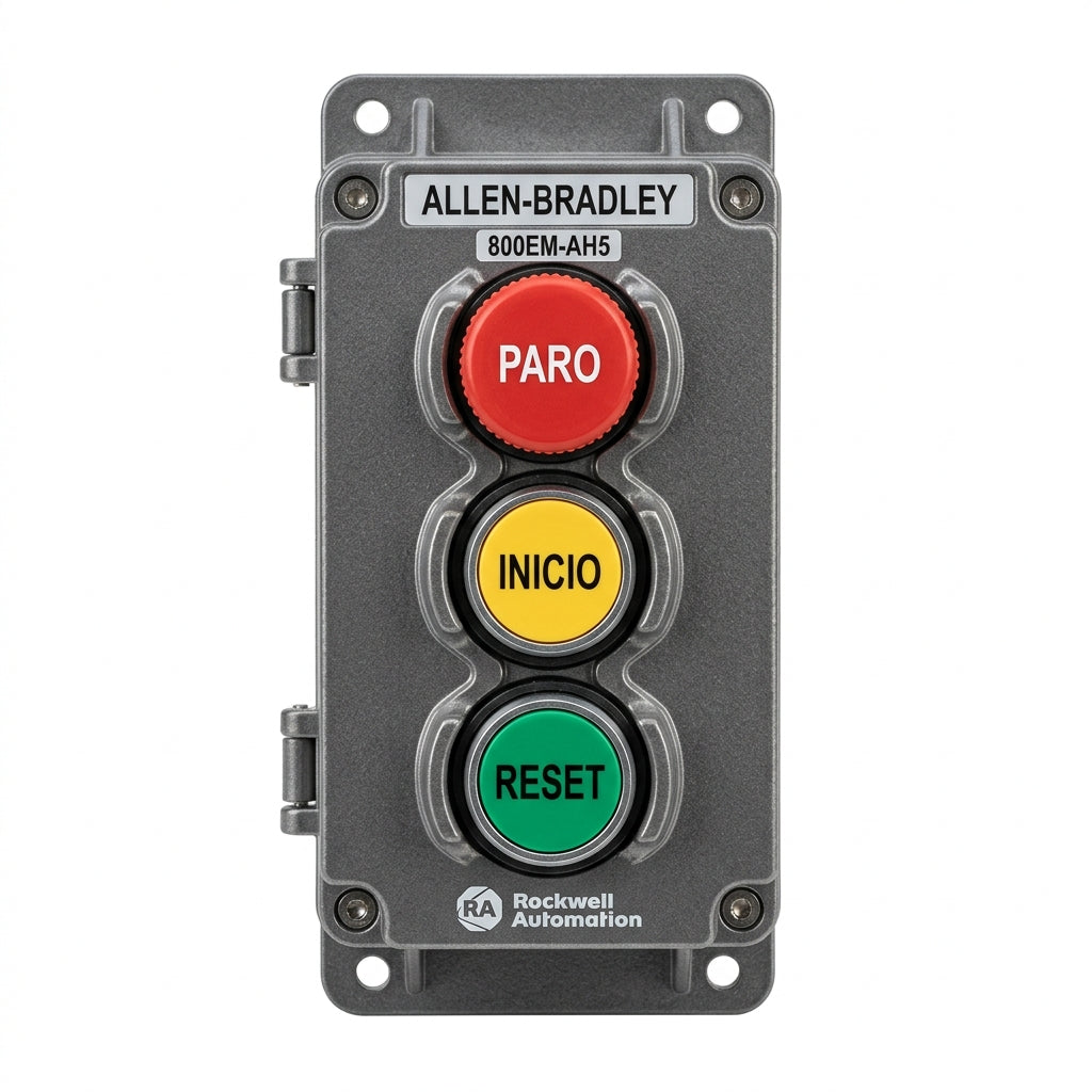 ALLEN-BRADLEY 800EM-AH5 BOTONES PULSADORES BOTONERAS