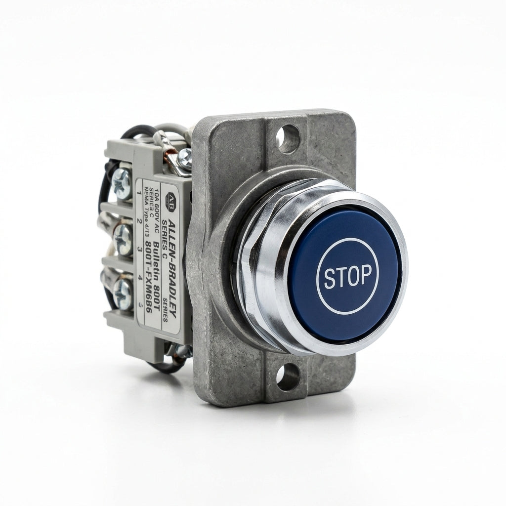 ALLEN-BRADLEY 800T-FXM6B6 BOTONES PULSADORES BOTONERAS Y ACCESORIOS