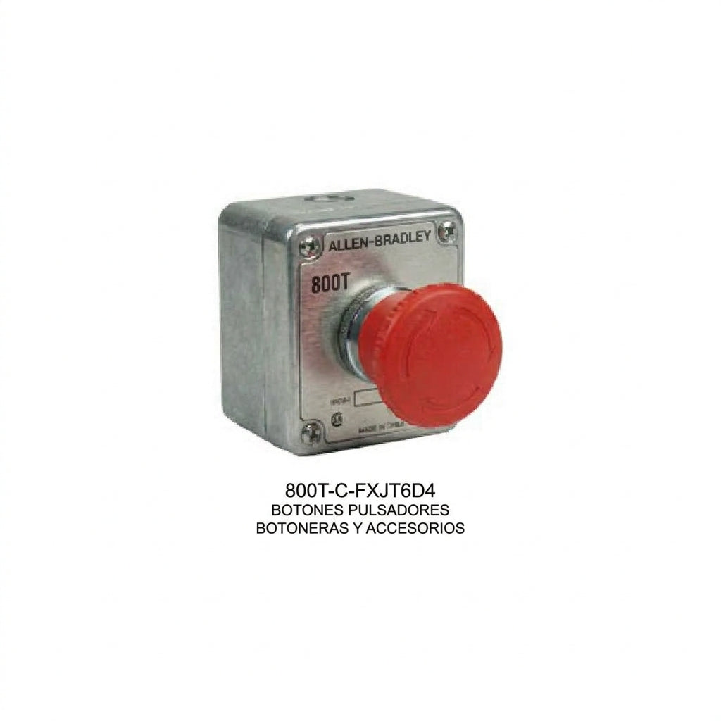 ALLEN-BRADLEY 800T-C-FXJT6D4 BOTONES PULSADORES BOTONERAS Y ACCESORIOS