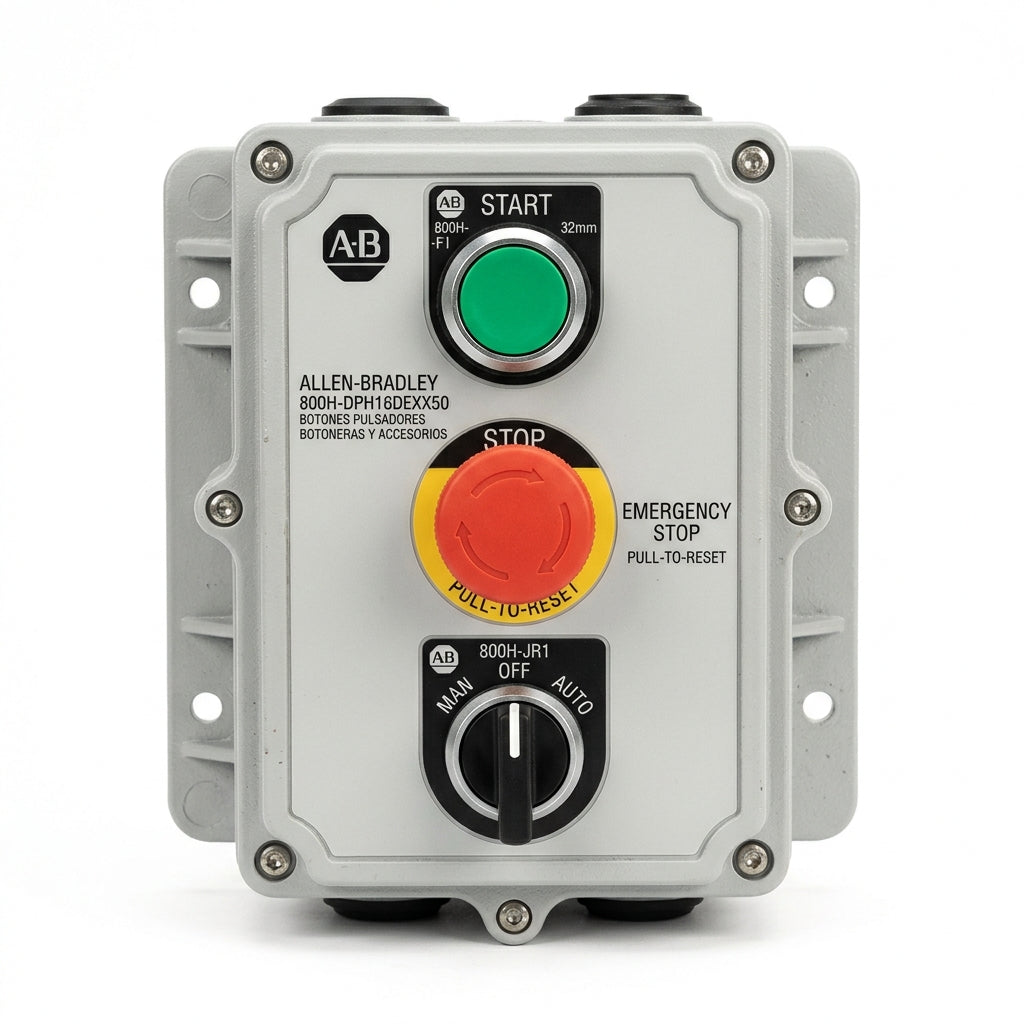ALLEN-BRADLEY 800H-DPH16DEXX50 BOTONES PULSADORES BOTONERAS Y ACCESORIOS