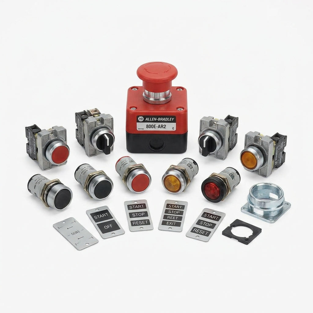 ALLEN-BRADLEY 800E-AR2 BOTONES PULSADORES BOTONERAS Y ACCESORIOS
