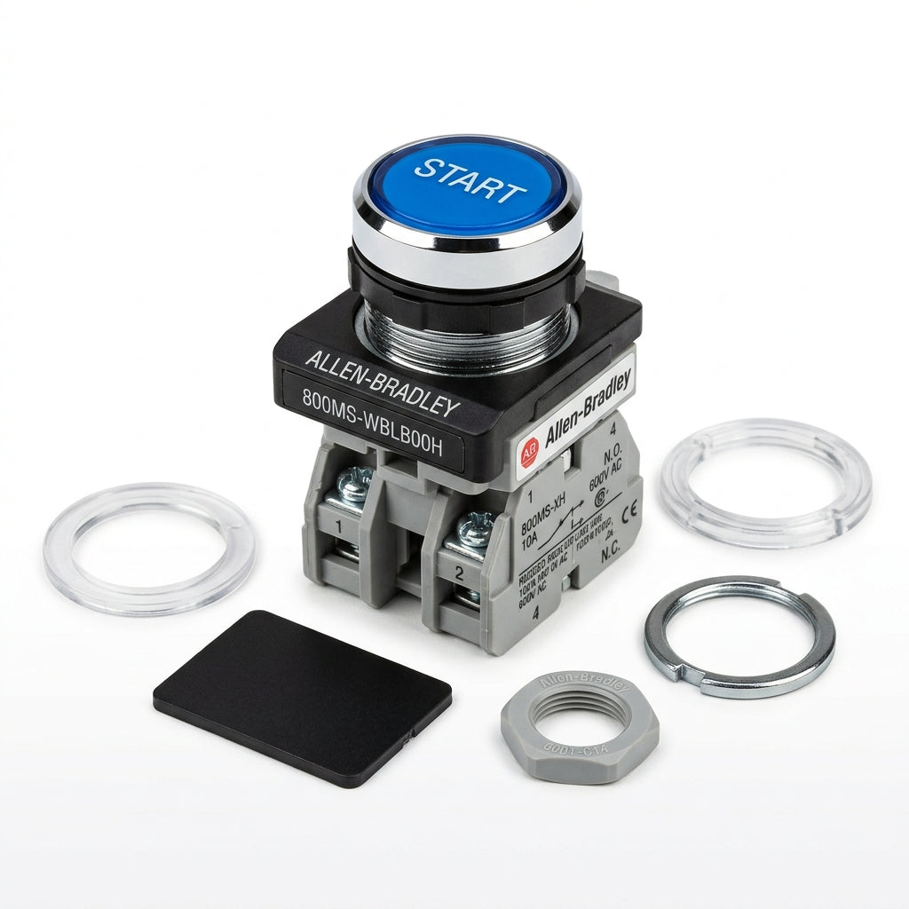 ALLEN-BRADLEY 800MS-WBLB00H BOTONES PULSADORES BOTONERAS Y ACCESORIOS