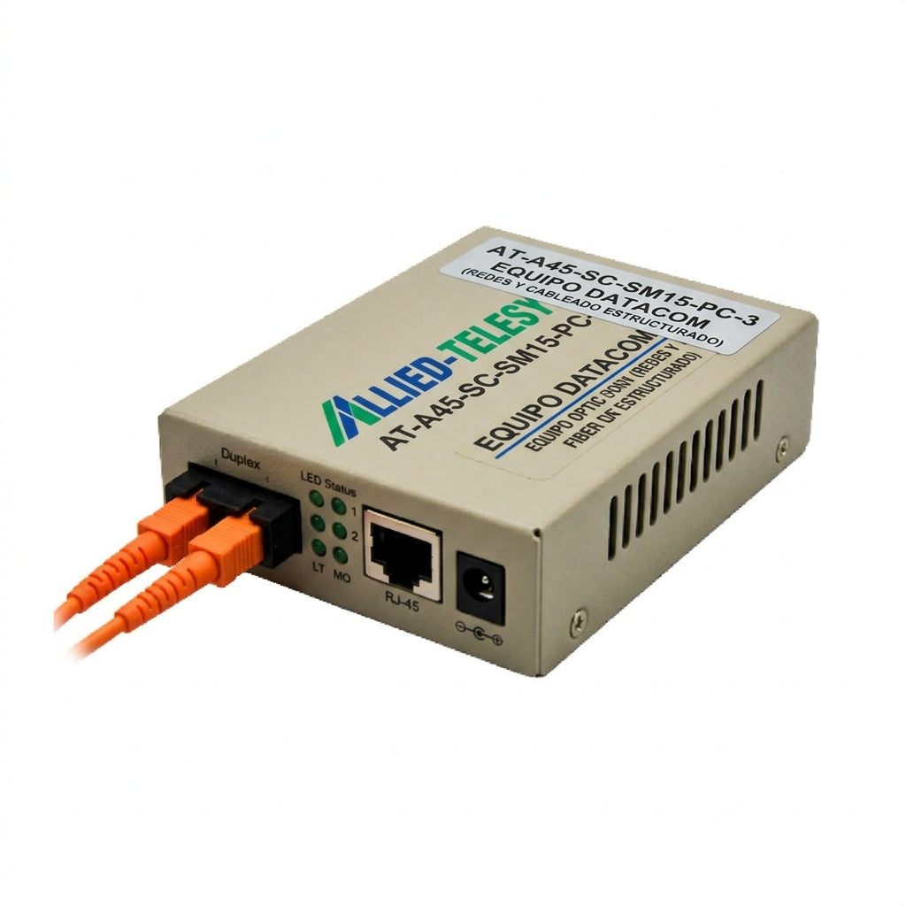 ALLIED-TELESYN AT-A45-SC-SM15-PC-3 EQUIPO DATACOM (REDES Y CABLEADO ESTRUCTURADO)