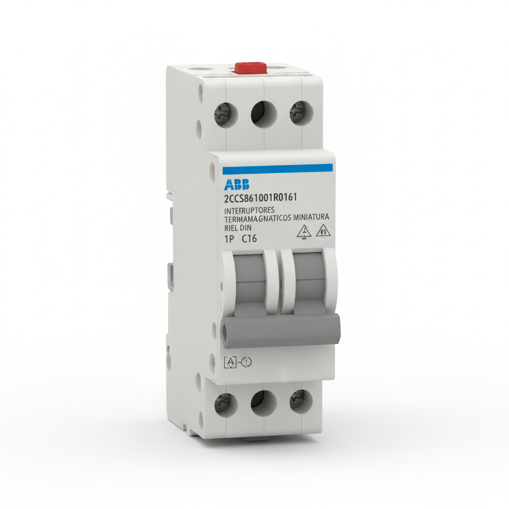 ABB 2CCS861001R0161 INTERRUPTORES TERMOMAGNETICOS MINIATURA RIEL DIN