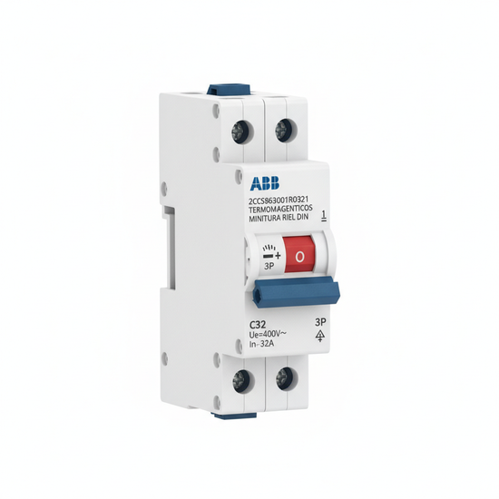 ABB 2CCS863001R0321 INTERRUPTORES TERMOMAGNETICOS MINIATURA RIEL DIN