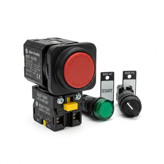 ALLEN-BRADLEY 800F-M-R9 BOTONES PULSADORES BOTONERAS Y ACCESORIOS