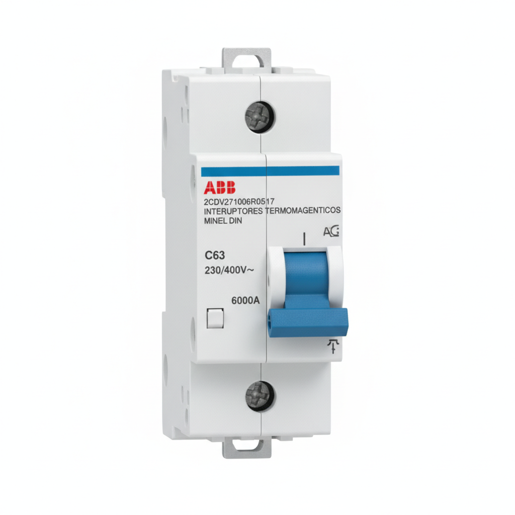 ABB 2CDV271006R0517 INTERRUPTORES TERMOMAGNETICOS MINIATURA RIEL DIN