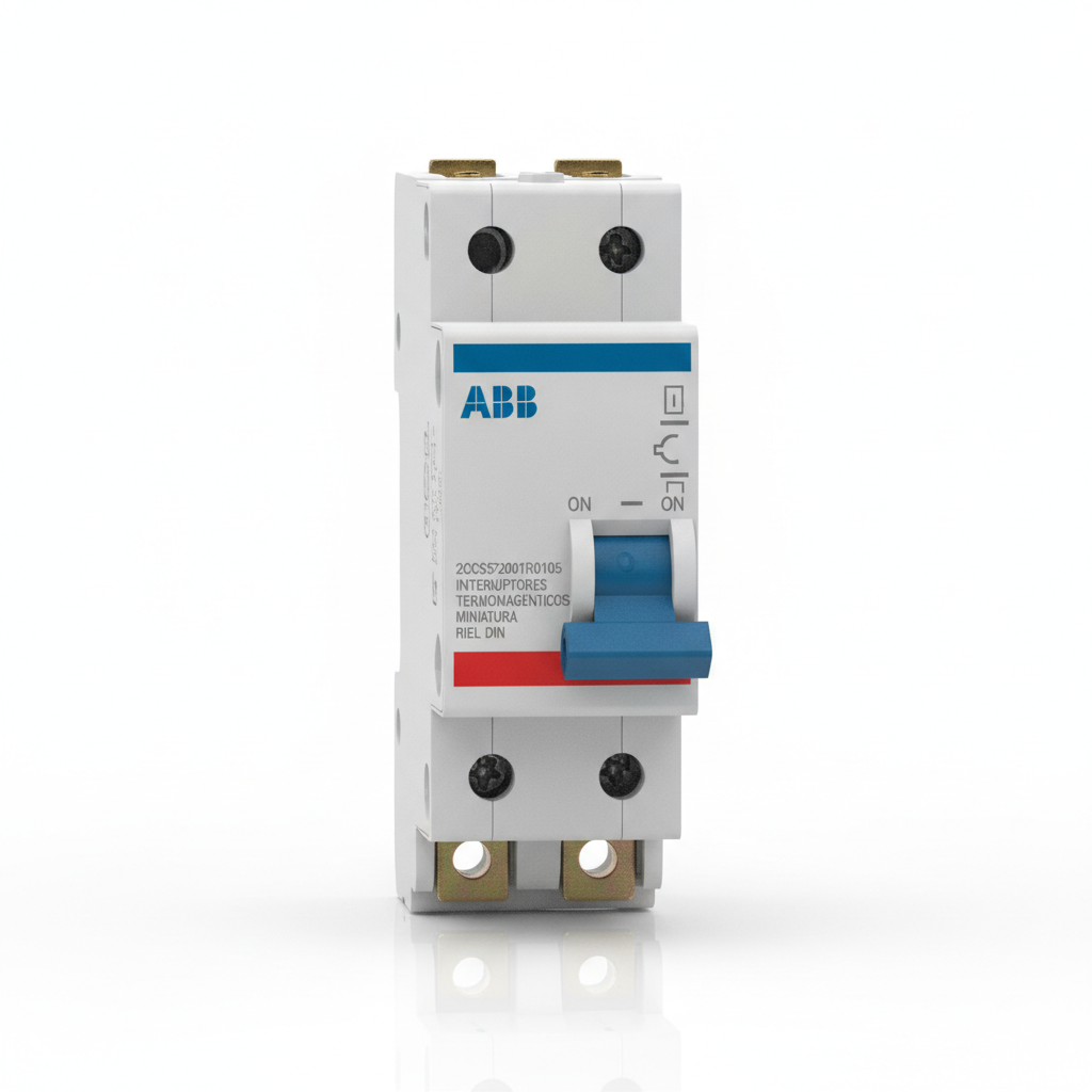 ABB 2CCS572001R0105 INTERRUPTORES TERMOMAGNETICOS MINIATURA RIEL DIN