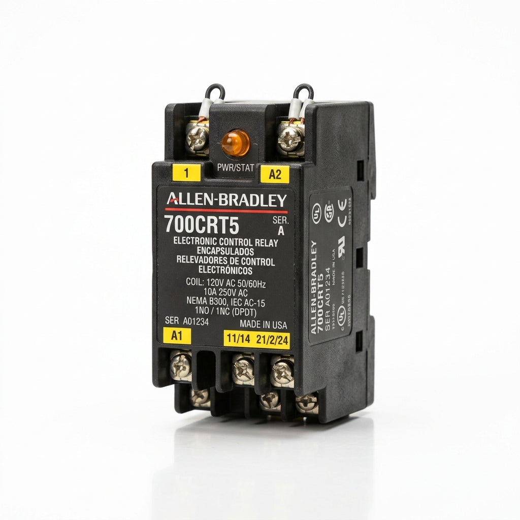 ALLEN-BRADLEY 700CRT5 RELEVADORES DE CONTROL ELECTRONICOS Y ENCAPSULADOS