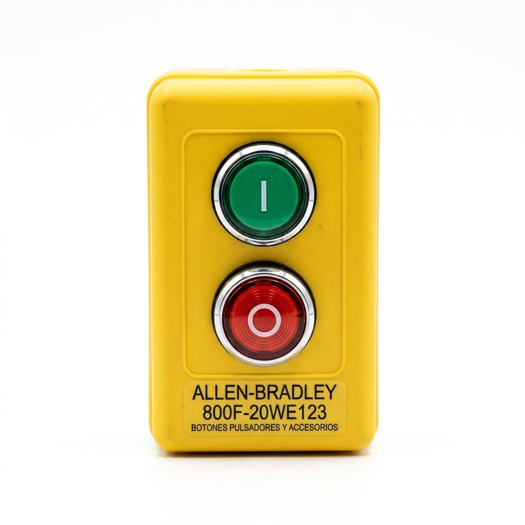 ALLEN-BRADLEY 800F-20WE123 BOTONES PULSADORES BOTONERAS Y ACCESORIOS