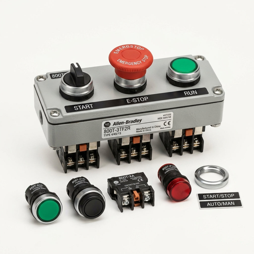 ALLEN-BRADLEY 800T-3TF2R BOTONES PULSADORES BOTONERAS Y ACCESORIOS