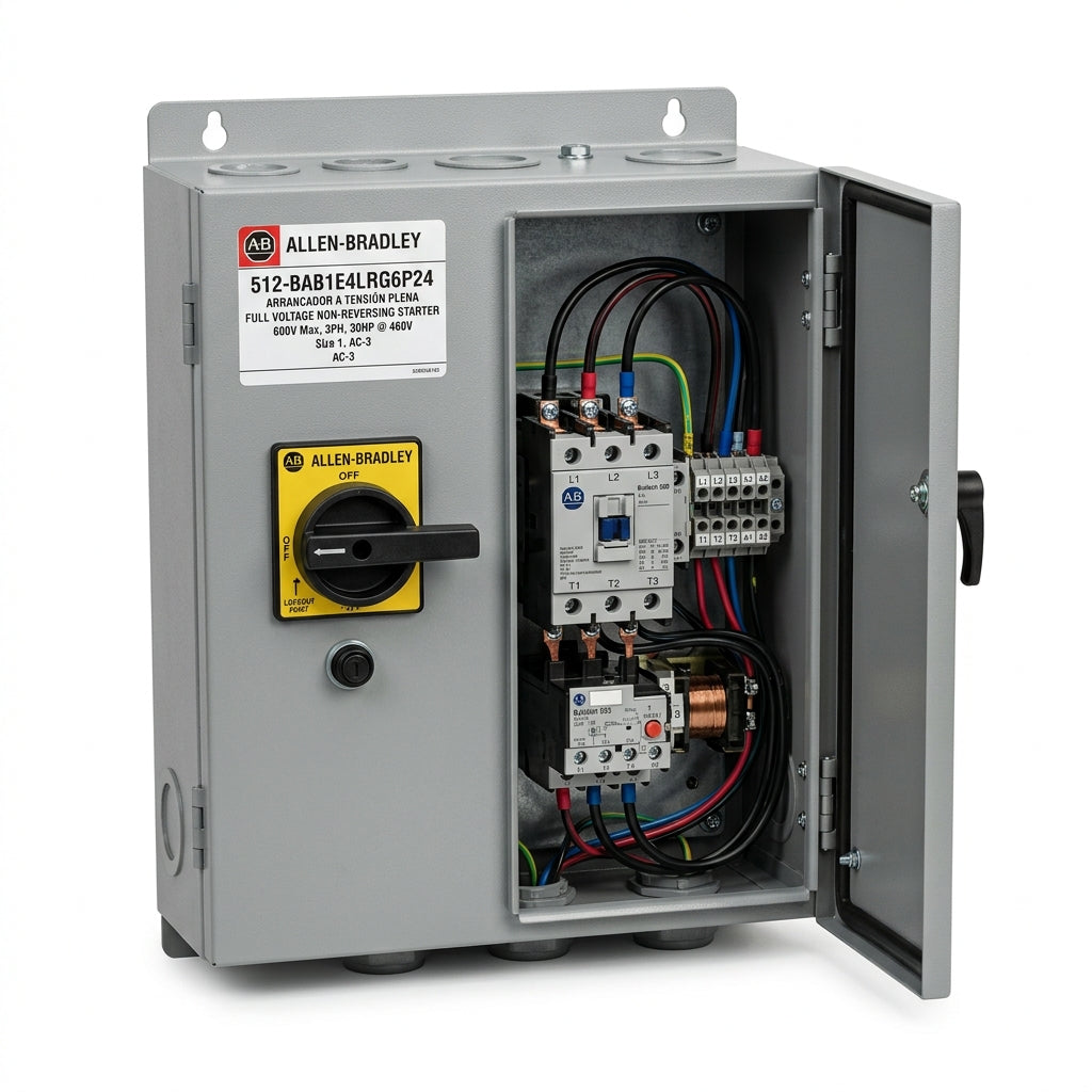 ALLEN-BRADLEY 512-BAB1E4LRG6P24 ARRANCADORES A TENSION PLENA
