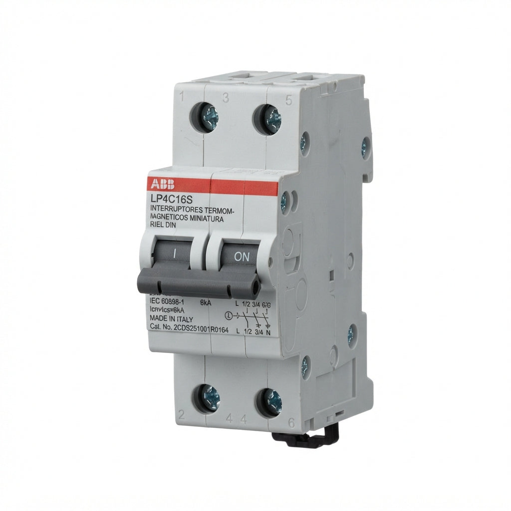 ABB LP4C16S INTERRUPTORES TERMOMAGNETICOS MINIATURA RIEL DIN