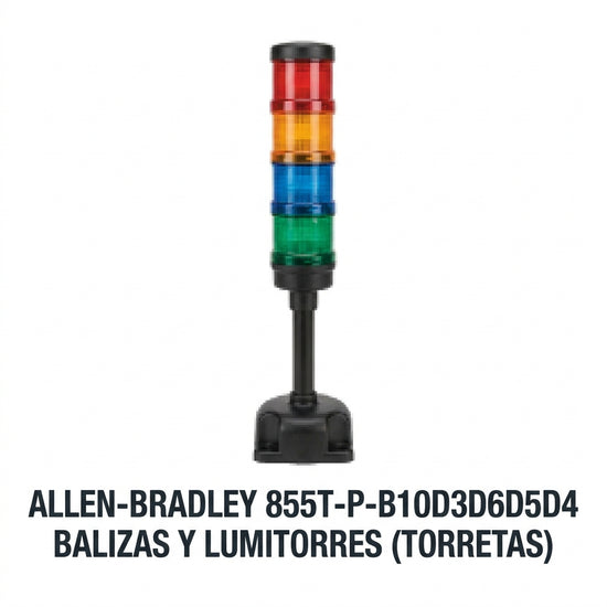 ALLEN-BRADLEY 855T-P-B10D3D6D5D4 BALIZAS Y LUMITORRES (TORRETAS)