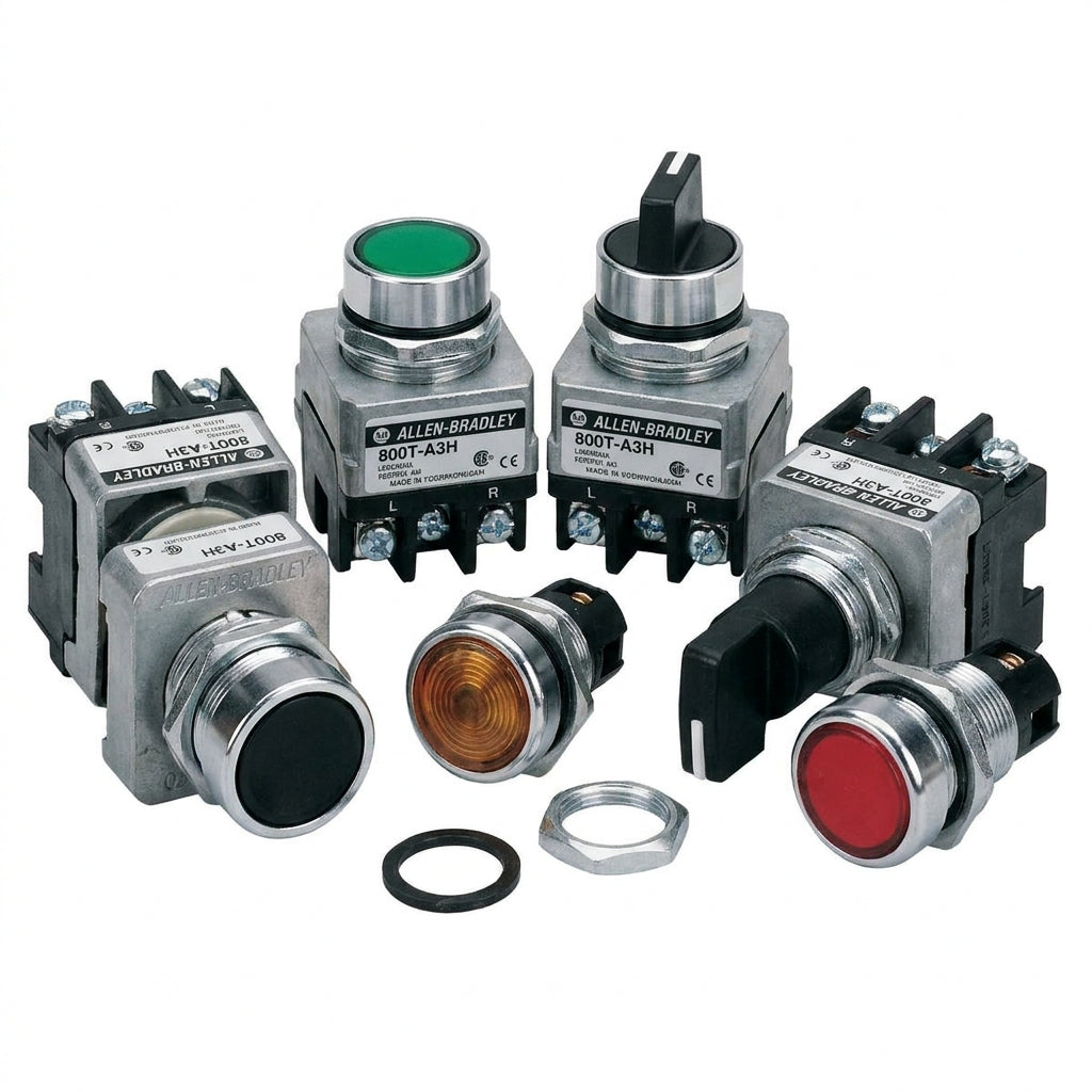 ALLEN-BRADLEY 800T-A3H BOTONES PULSADORES BOTONERAS Y ACCESORIOS