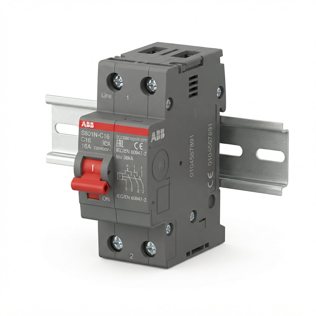 ABB 2CCS861001R1577 INTERRUPTORES TERMOMAGNETICOS MINIATURA RIEL DIN